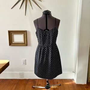Polka dot mini dress from J. crew size 8
